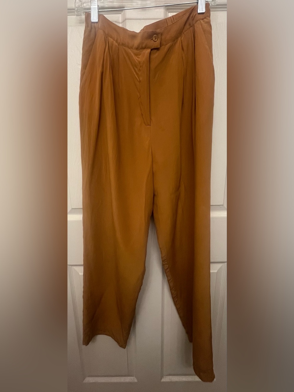 Women’s Vintage High Rise Silk Trousers